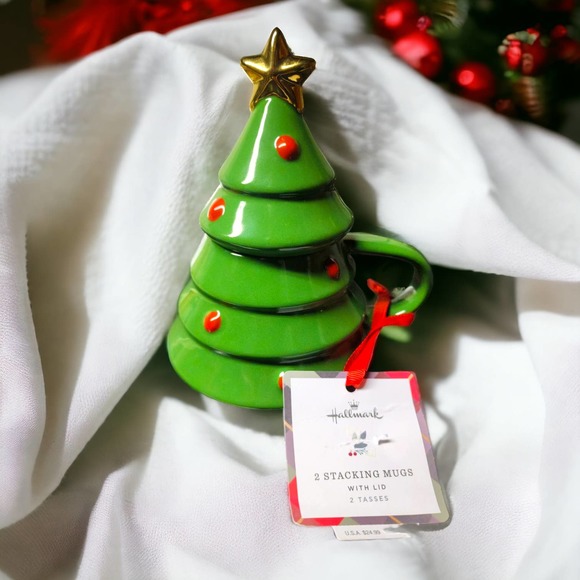 Hallmark Other - Hallmark Stackable Christmas Tree Mug